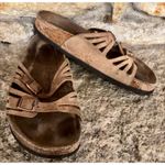 Birkenstock  Granada Habana/Tobacco Oiled Leather Adjustable Straps w/Cut Outs 38 Photo 0
