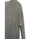 Alexander Wang T Long Sleeve Asymmetrical Sweater Women Size Medium Gray Light Photo 4