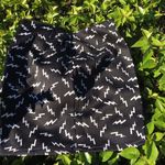 Forever 21  Black Lightning Bolt Bodycon Skirt Photo 3