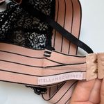 Stella McCartney  Drawing Lace Black Pink Bra Bralette Size Medium Feminine Photo 7