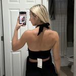 Bershka Berskha Velvet Wrap Around Top Photo 1