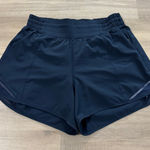 Lululemon Hotty Hot Short High-Rise Long 4" True Navy Women Size 6 Photo 0