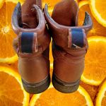 Justin Boots Justin Women's L0902 Brown Leather Roper Work Boots, Size 9B, Ankle Boots Photo 8