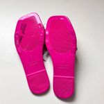 Old Navy Women’s Quilted Jelly Slide Sandals Polarized Pink NWT Sz 6 Photo 2