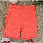 Boutique Orange Biker Shorts Photo 3
