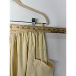 Free People NWT  Cream Linen Wide Leg Drawstring Pants Size L Boho Beach Resort Photo 4