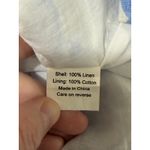 HIHO Women's Linen Cotton Fish Print Sleeveless Midi Dress Tortola BVI Size M Blue Size M Photo 5