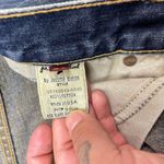 7 For All Mankind Y2K Lowrise Yellow Tan Mineral Wash Flare Jean Photo 3