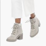 JustFab Felixa Women’s Lace up Bootie in gray size 9.5 Photo 3