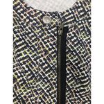 CAbi Cliffside Jacket #5099 Womens Sm Full Zip Geo Print Moto Style Long Sleeve Photo 6