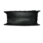 Charles David Quilted Black Bow Satchel Bag | Faux Leather Red Lining Top Handle Photo 3