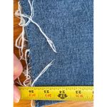 ZARA High Rise Cropped Flare Jeans Distressed Raw Hem Blue Denim Size US 8 Photo 3