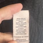 Deletta Black High Neck and Sleeveless A-Line Mini Dress - Size: Medium Photo 3