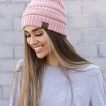 C.C. NWT Blush Pink Beanie  Photo 0