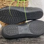 Crocs Black Ballet Flat Slip Slide On Shoes 8 Photo 3