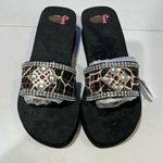 Justin Boots Women's Justin MacKenzie Brown Slide One Band Sandals  10 Photo 0