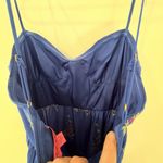 Betsey Johnson Floral Bustier Corset Tiered Midi Dress size 8 embroidered Photo 7