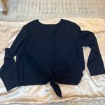 Jenni Kayne long Sleeve v neck tie Top Photo 7