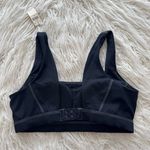 Aerie  Goals Sweat Sports Bra Black Size Small Photo 4