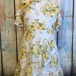 Disney Princess Floral Ruffled Chiffon Dress Sz M Photo 0