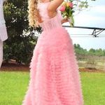 Prom Dress Pink Size 2 Photo 1