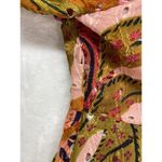 Kourt Robbie Eyelet Cotton Mini Dress‎ Tropical Print Sz XS Puffy Sleeve Photo 11