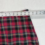 American Eagle Plaid Mini Skirt‎ Elastic Waist Casual Flannel Skater Skirt S Red Photo 1