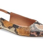 Madewell Margo Leather Animal Print Mule Photo 0