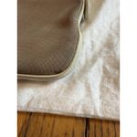 Prada Vintage Logo Jacquard Shoulder Bag Crossbody Womens Beige Italy BT0706 Photo 11