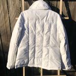 Donna Karan  NY White quilted down fill jacket M Photo 8
