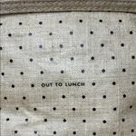Kate Spade Tan and Black  Polka Dot Lunch Bag Photo 1