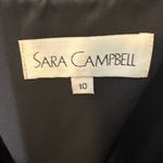 Sara Campbell Floral Pleated Top Silk Dress Y2K Size 10 Lined with a Tie Belt‎ Photo 3