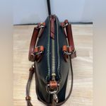 Dooney & Bourke Vintage Black All-Weather Leather Satchel AWL Zip Top Photo 6