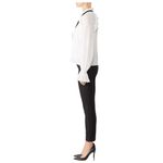 Monique Lhuillier ML White Victorian Top - XS Photo 7