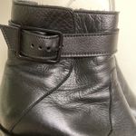 Helmut Lang  Black Leather Ankle Boots Photo 1