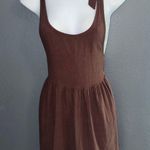 LA Hearts L.A. Hearts Brown Boho Summer Mini Flowy Dress Womens Small - Medium Photo 3