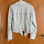 Ungaro fever Women's Distressed Denim Jacket‎ 48 Blue Size L Photo 7
