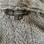 Skull Cashmere EUC  Gray Cable Knit Omega Zip Wool Sweater, S‎ Photo 8