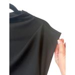 Anthropologie  NWT Maya Ruched Cowl Neck Black Maxi Dress Size Large Photo 4