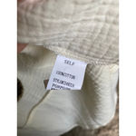 Cloud Ten Cotton Mini Dress Cover Up Cream Button Down Resort Vaca Yacht Travel Photo 6