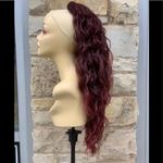 Curly long drawstring ponytail Clipin wavy Heidi Photo 7