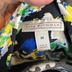 Dana Buchman  Colorful 3/4 Sleeve Button Down Shirt Size Medium Photo 5