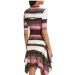 Opening Ceremony  Pink Melange Delta Handkerchief Hem Rib Knit Dress Size M Photo 1