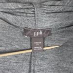 J. Jill Sweater Womens XL Heather Gray Open Cardigan‎ Neutral Minimalist Preppy Photo 4