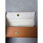 Tory Burch Eyeglasses Case Faux Leather Textured Orange Soft Case Small Photo 9