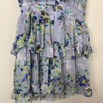 MISA Los Angeles  Light Blue Periwinkle Floral Alona Mini Dress womens Small Photo 2