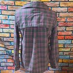 Duluth Trading Company Casual Button Down Shirt Purple Size M Photo 5