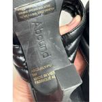 Abound  Sandals Womens Size 5 Qarly Heeled Black Square Toe Slip On Heels Photo 5