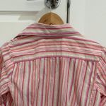 Tracy Reese First issue Pink and White Striped Button Down Shirt Photo 3