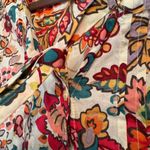 BASS co paisley Floral Print Tunic Top size M medium Red Photo 7